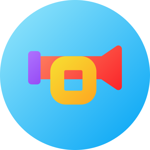 trompeta icono gratis