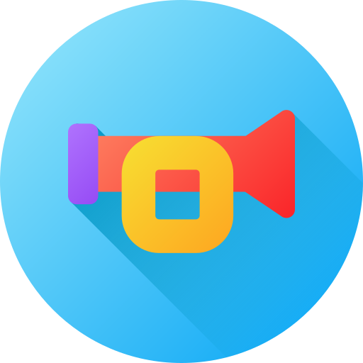 trompeta icono gratis