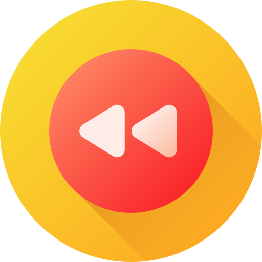 hacia atrás icono gratis