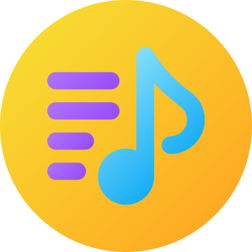 letras de canciones icono gratis