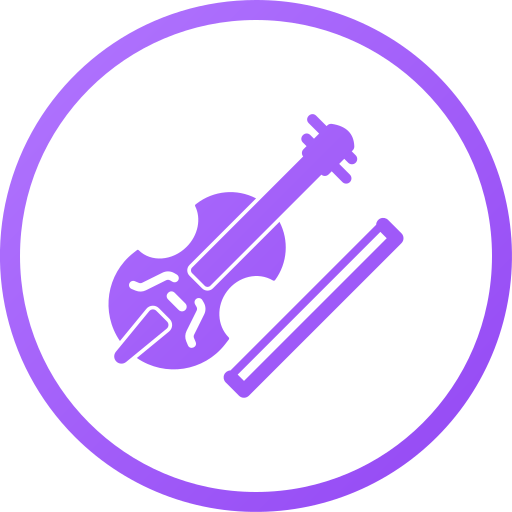 violín icono gratis