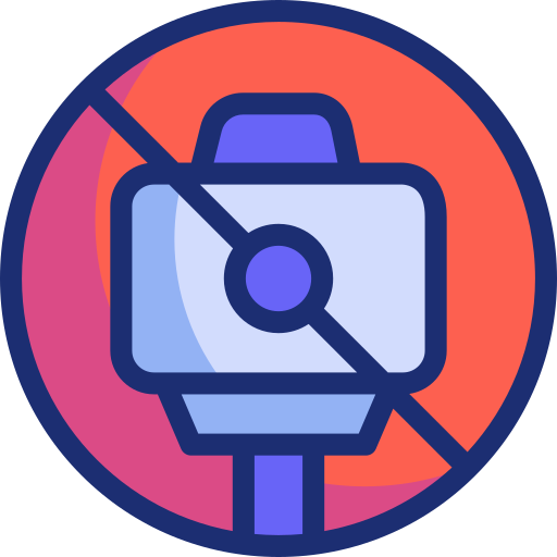 사진 촬영 금지 무료 아이콘