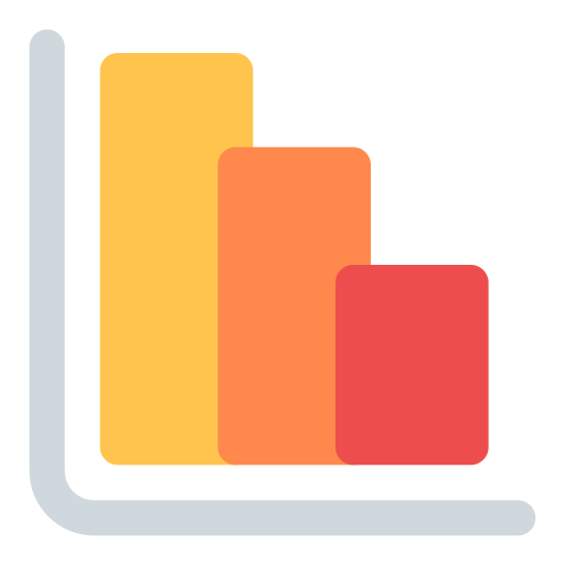 gráfico de barras icono gratis