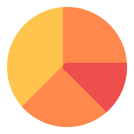 gráfico circular icono gratis