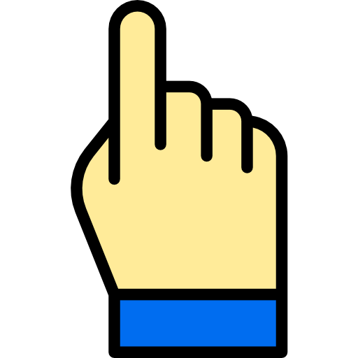 smooth hand cursor icon