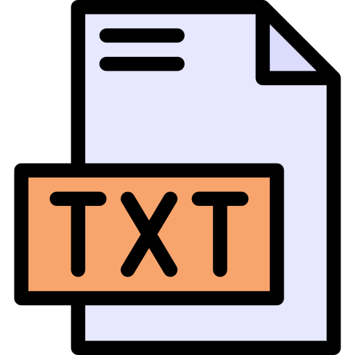 txt icono gratis