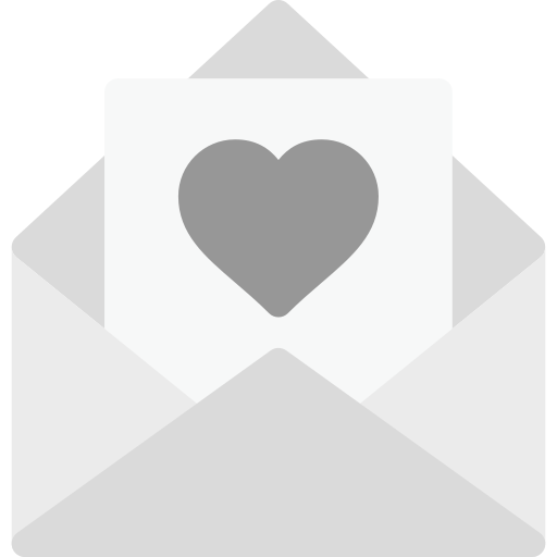 carta de amor icono gratis