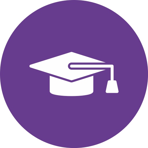 gorro de graduación icono gratis