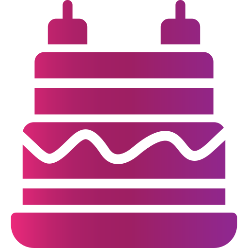 pastel de cumpleaños icono gratis