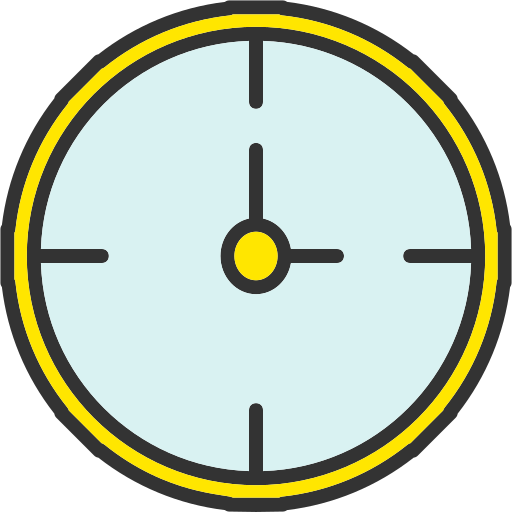 reloj de pared icono gratis