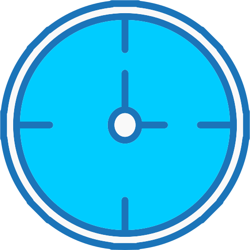 reloj de pared icono gratis