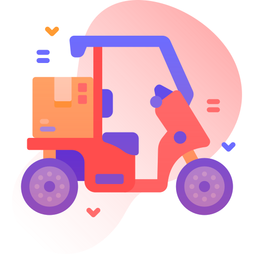 bicicleta de reparto icono gratis