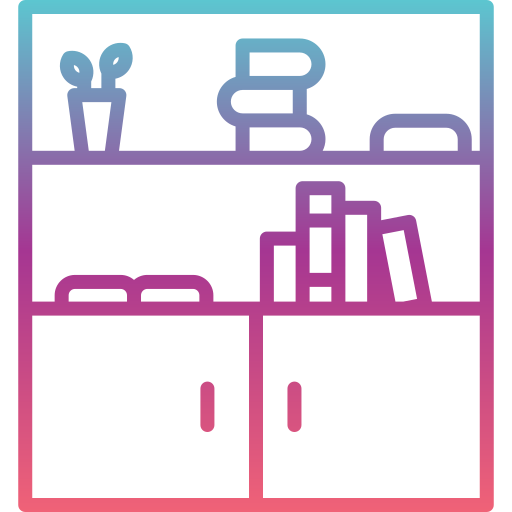 Bookshelf free icon Bookshelf free icon