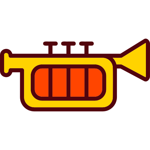 trompeta icono gratis