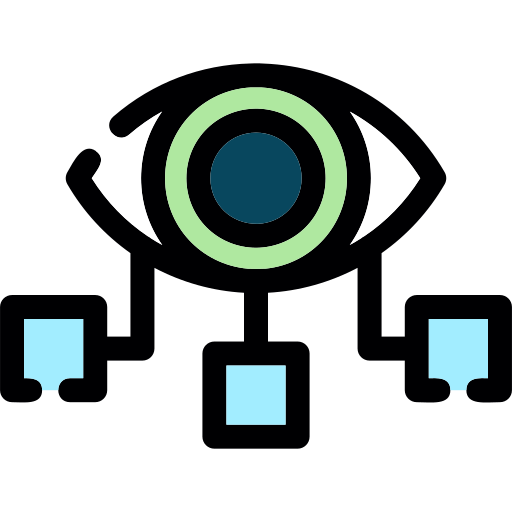 visión icono gratis