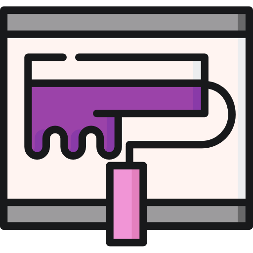 rodillo icono gratis