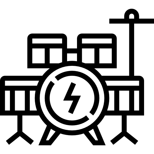 tambores icono gratis