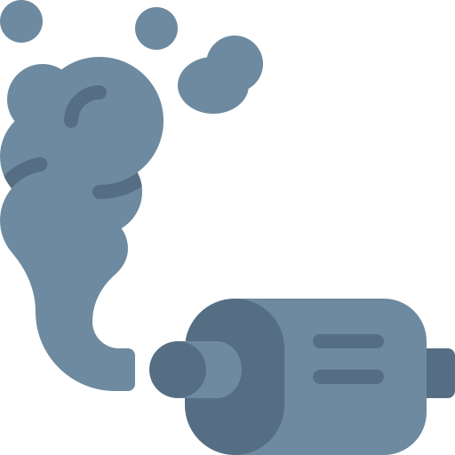 tubo de escape icono gratis