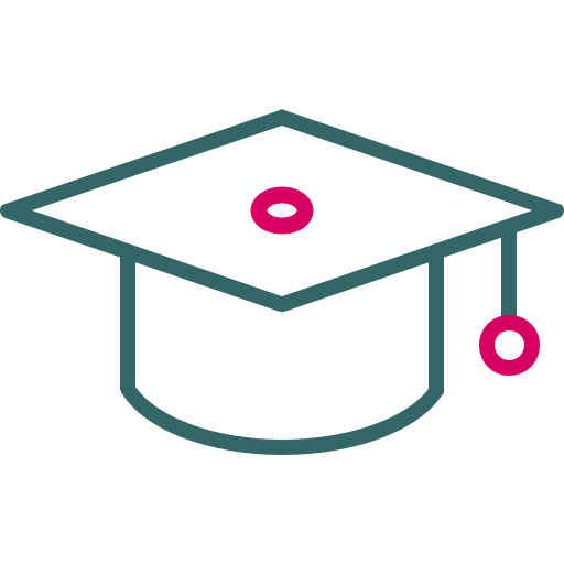 gorro de graduación icono gratis