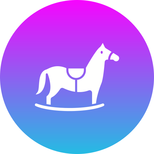 juguete de caballo icono gratis