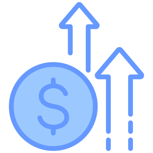 inflación icono gratis