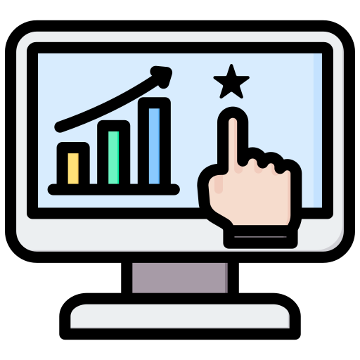 calificación en línea icono gratis