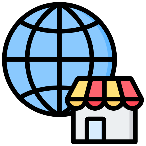 mercado global icono gratis