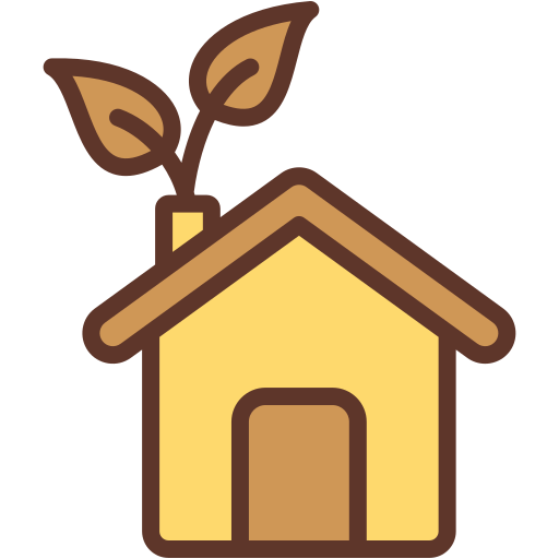 maison écologique Icône gratuit