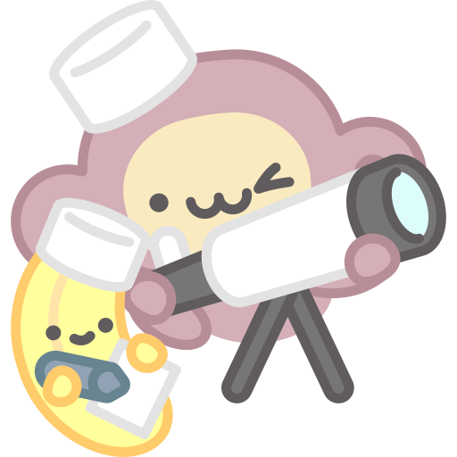 Telescope free sticker Telescope free sticker
