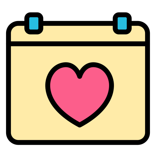 Love calendar - Free valentines day icons