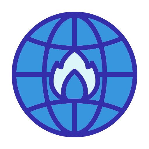 Global warming free icon