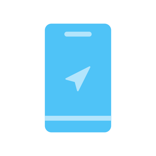 Mobile map free icon Mobile map free icon