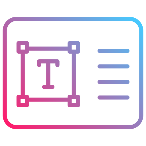 editor de texto icono gratis