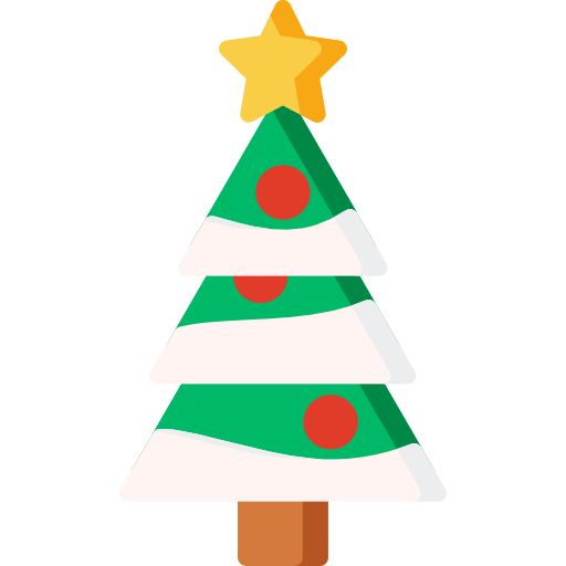 árbol de navidad icono gratis