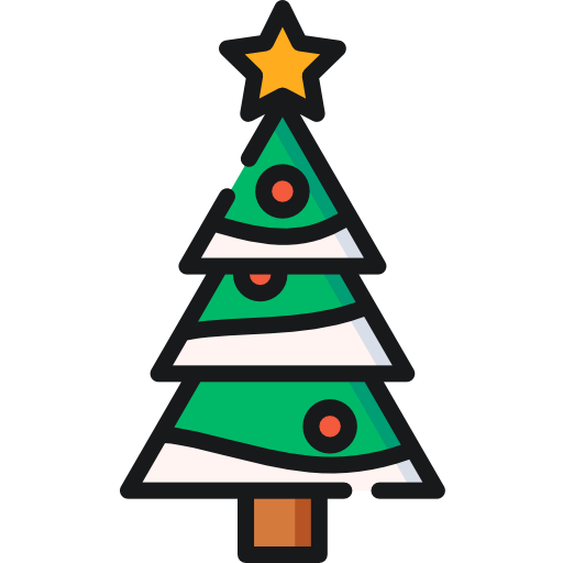 árbol de navidad icono gratis