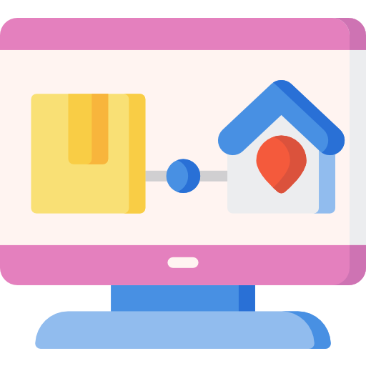 achats en ligne Icône gratuit