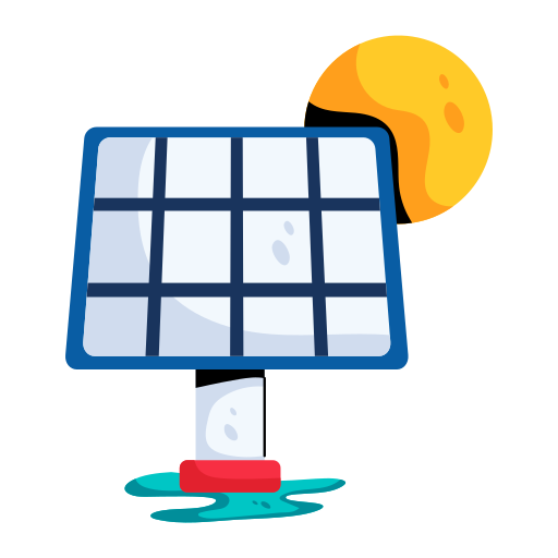 energía solar icono gratis