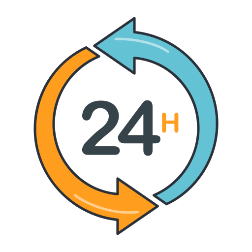 Delivery time free icon