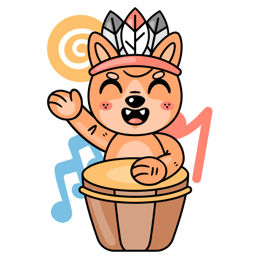 tambour gratuit sticker