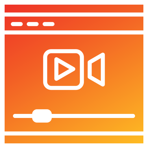 reproductor de video icono gratis