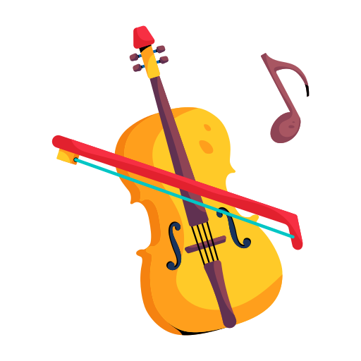 violín icono gratis