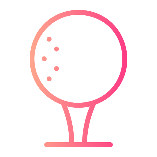 Мяч для гольфа бесплатно иконка