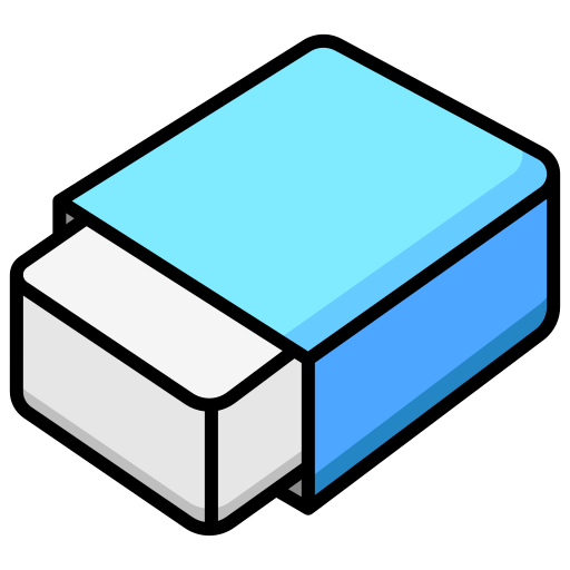 Eraser free icon Eraser free icon