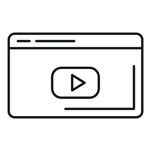 vidéo Icône gratuit