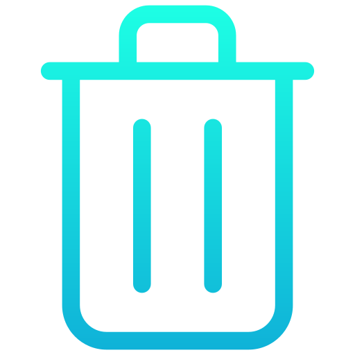 contenedor de basura icono gratis