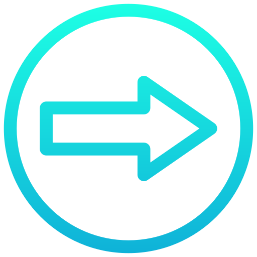 flecha correcta icono gratis