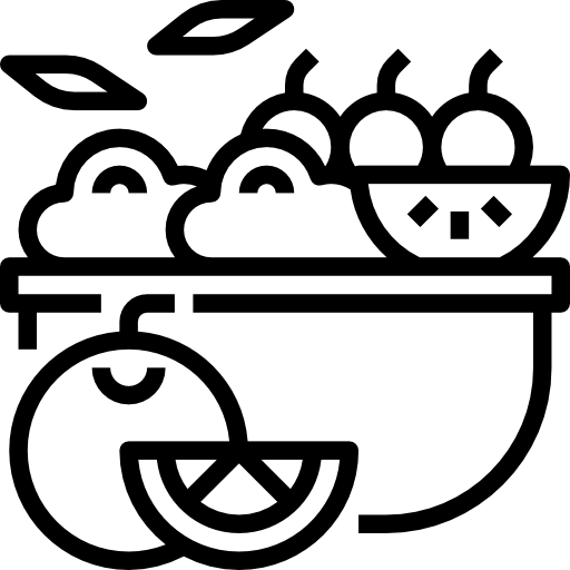 caja de frutas icono gratis