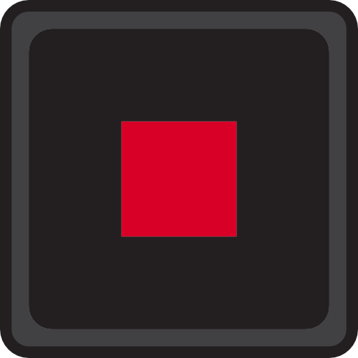 HD Neon Roblox Red Square Symbol Sign Icon Logo PNG