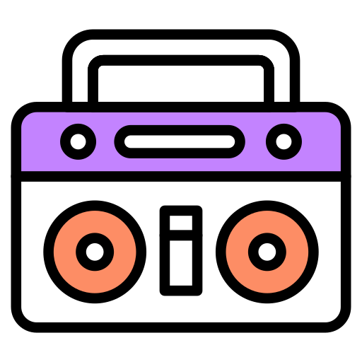 boombox icono gratis