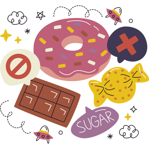 sans sucre gratuit sticker sans sucre gratuit sticker